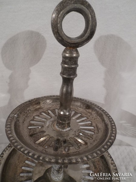 Cookie holder - silver-plated - antique - Austrian - 22 x 14 cm