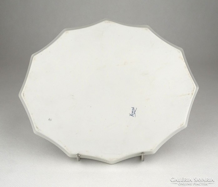 0Y020 Régi Herendi porcelán kínáló tálca 23 cm