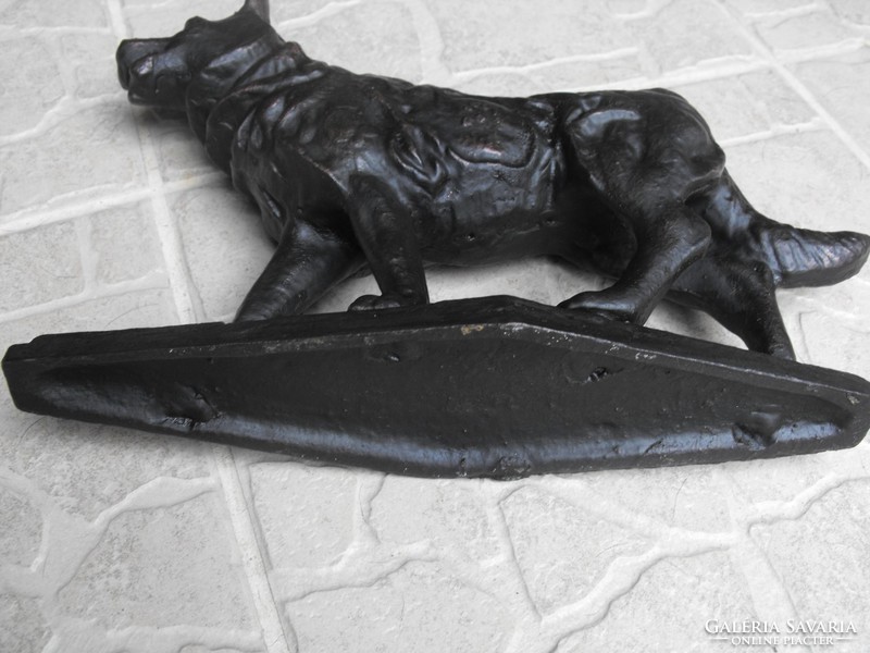 Öntöttvas Nagy Farkas kutya vas Nehéz öntvény szobor