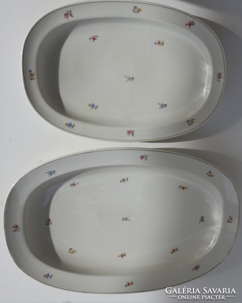 Antique veb reichenbach oval large porcelain bowl in a pair - steak bowl and serving bowl