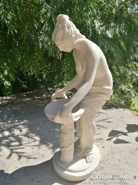 Greek nude statue, plaster