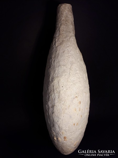 Extremely rare large size Izsépy margit samottos ceramic vase marked flawless floor vase