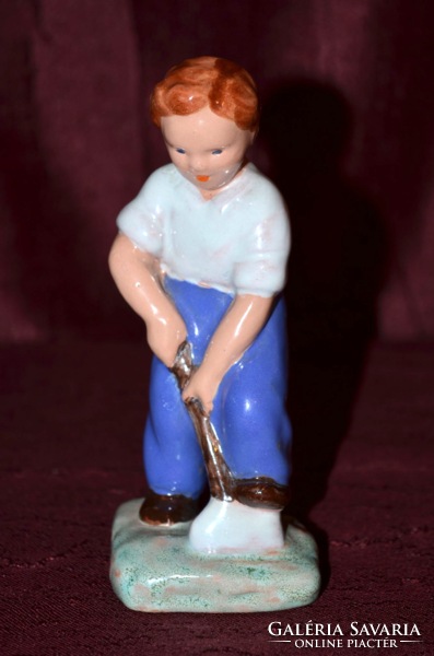 Kerámia fiú figura  ( DBZ 0090 )