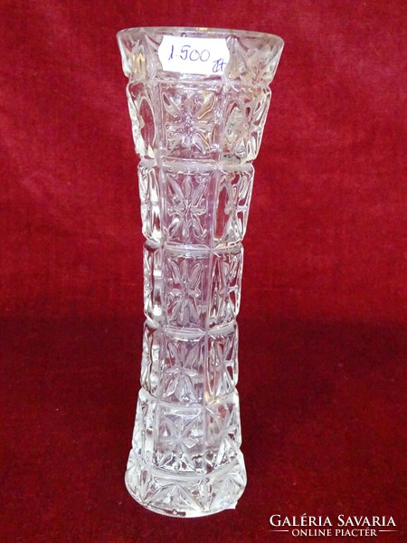 Glass vase, a beautiful retro piece for its age, core .20 Cm diameter 6.5 Cm, flawless. He has!