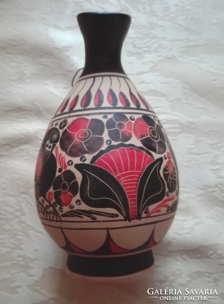 Greek painted ceramic carafe, copy