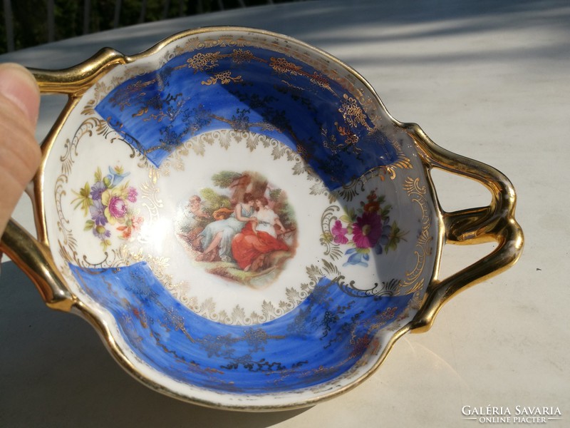 Antique altwien bowl with handles