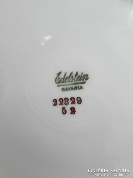 Edelstein Bavarian porcelain plate