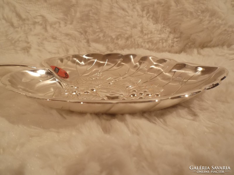 Bowl - silver plated - new - nszk!! - 18 X 12 x 2.5 cm - in a box