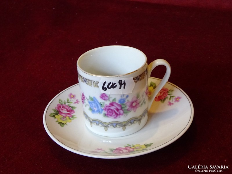 Chinese coffee cup + coaster. He has!