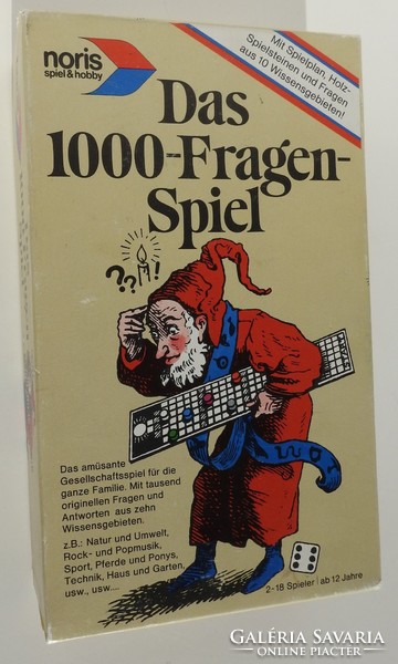 Das 1000 Fragen Spiel - Ezer kérdés játék - társas német nyelven