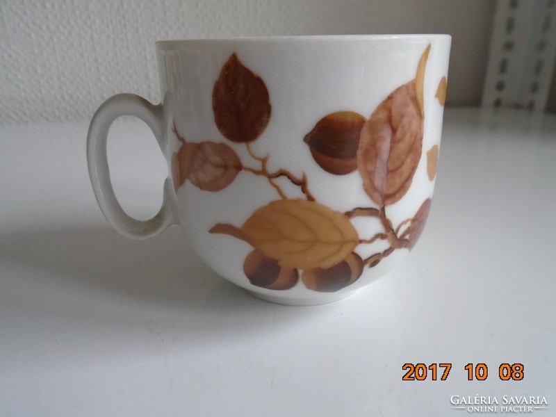 Mid-century coffee set with a typical design in the autumn atmosphere of Scherzer Bavaria