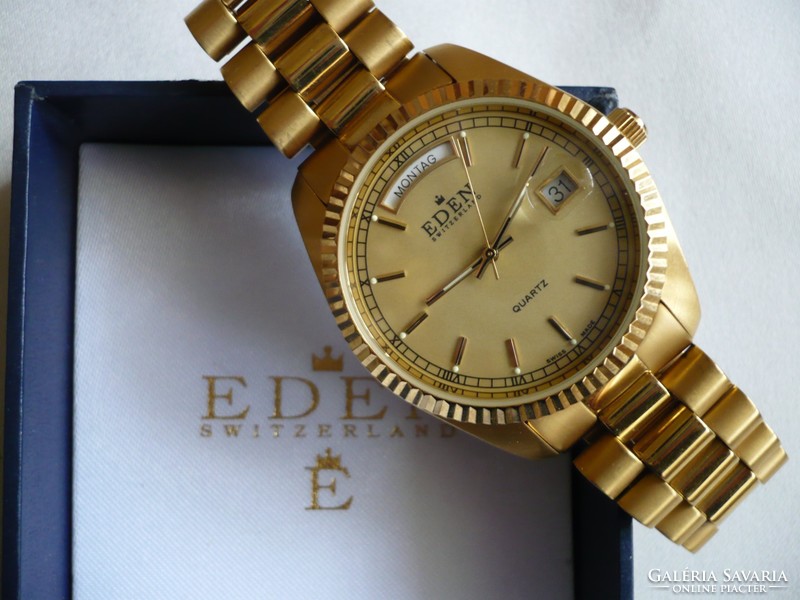 It's like Rolex 118238, but it's an Eden Swiss watch in its original box