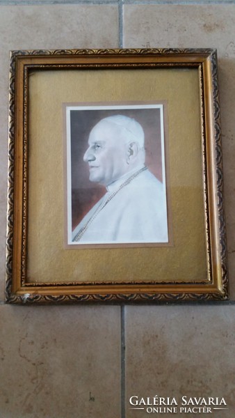 Kép egyházi méltóságról, hibátlan keretben eladó! Szent XXIII. János pápa