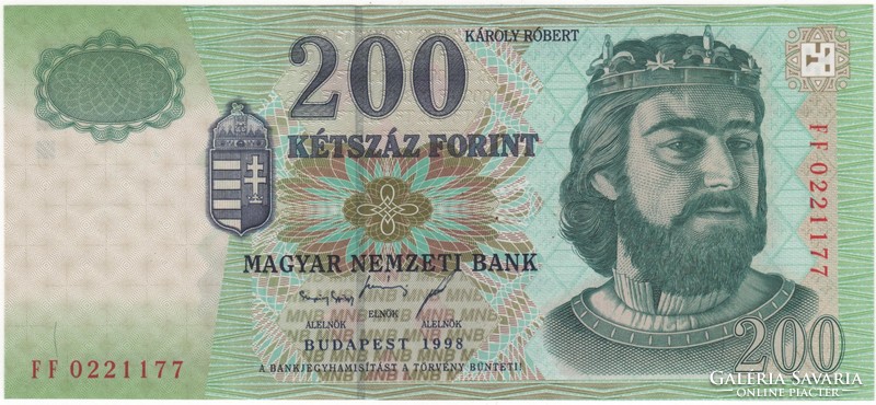 200 Forint 1998 FF - UNC