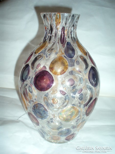 Vintage Czech nemo glass glass vase