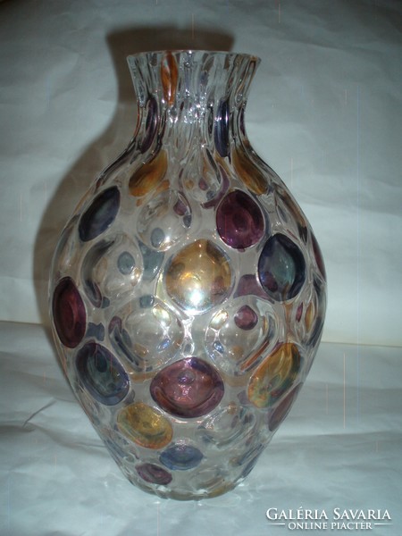 Vintage Czech nemo glass glass vase