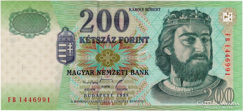 200 Forint 1998 FB - UNC