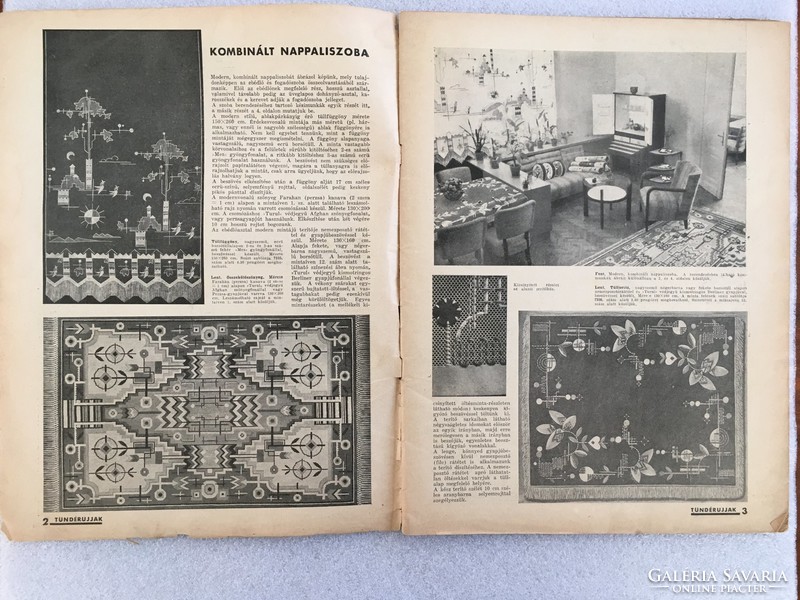 Fairy fingers - Hungarian needlework newspaper 1936. January, xii. Year, 1. (129.) Number