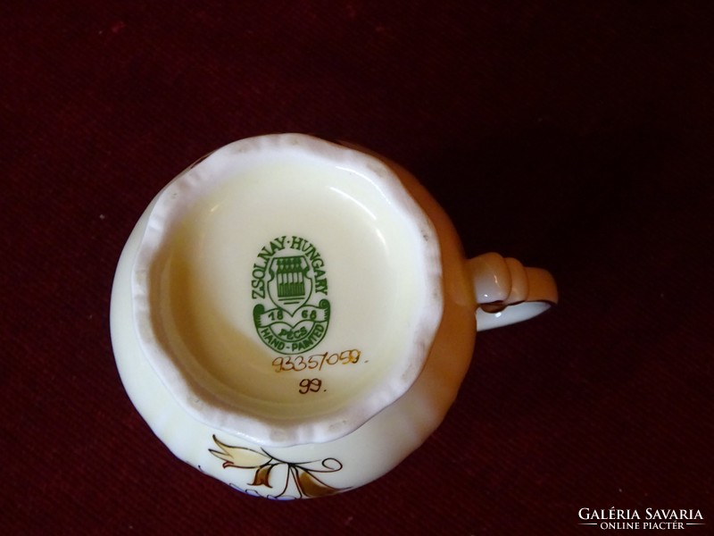 Zsolnay porcelán 9335/059 számú, búzavirág mintás kávéskészlet. 9 darabos. Vanneki!