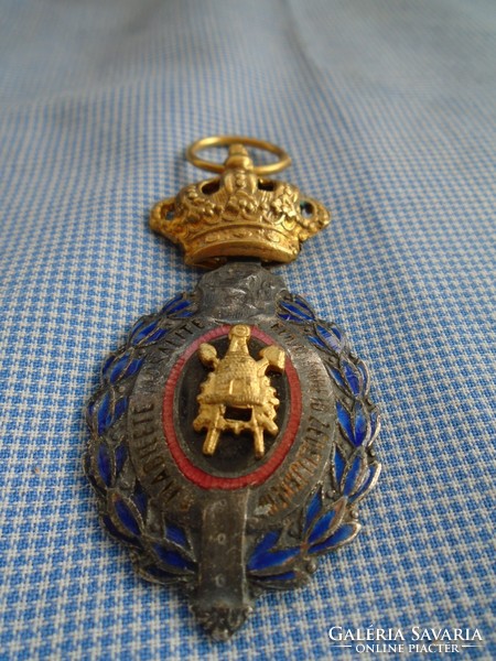 II.O. Belgian Royal Medal, Belgian ii. Commander of the order of Lipót? Silver grade
