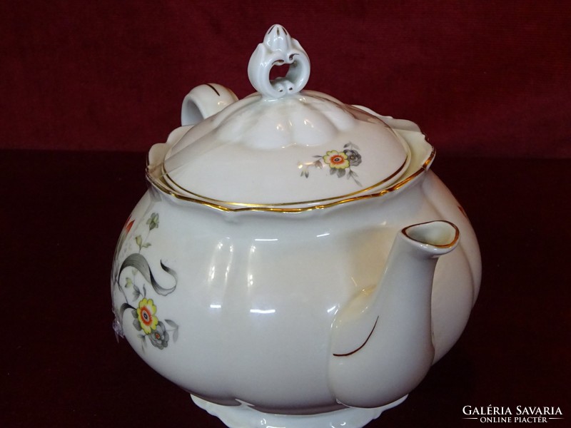 German porcelain tea jug, antique, serial number: 2370 g. He has!