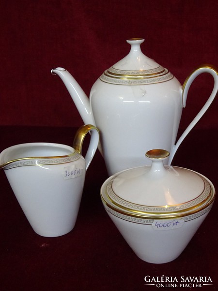 H & C Selb német antik porcelán teás készlet. 17 darabos. 7 személyes. Vanneki!