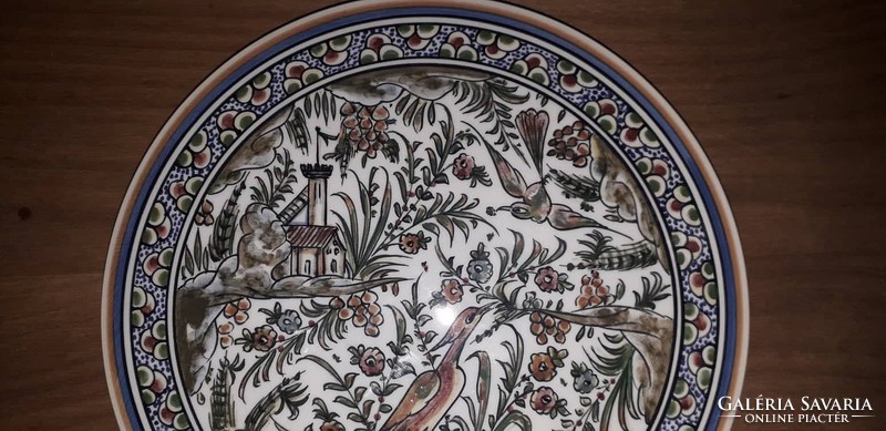 Portugál kézzel festett fali tányér