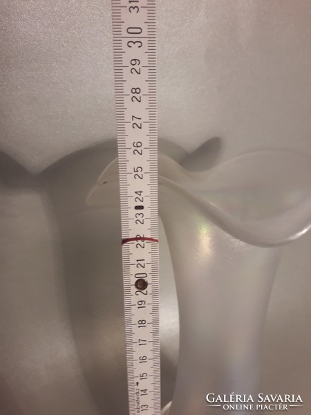 Poschinger marked iridescent glass vase 25 cm