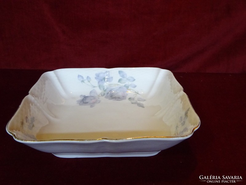 Meissen porcelain antique garnish bowl, size 24 x 24 x 5.5 cm, showcase quality. He has!