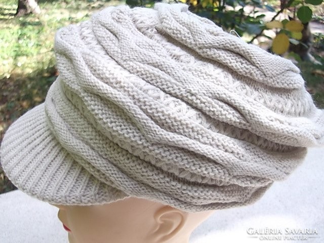 New quality ribbed knit lined women's soft leather hat in 6 colors - also available as a gift