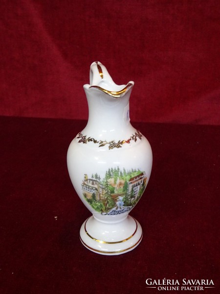 German porcelain carafe (pourer), with the inscription bad gastein and a view. 11 cm high. He has!