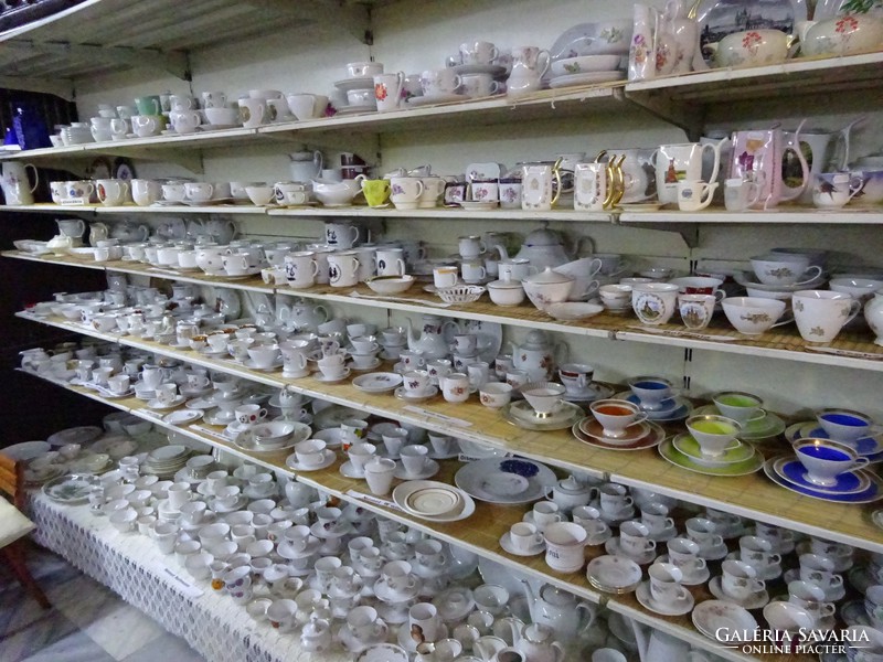 K & C Arran antik porcelán szószos tál alátéttel. Vanneki!