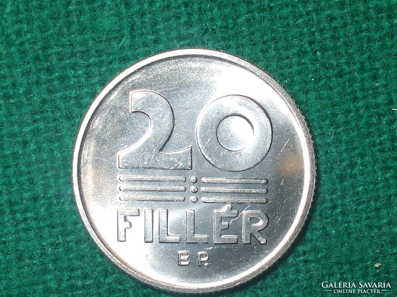 20 Filér 1987 ! It was not in circulation! Greenish!