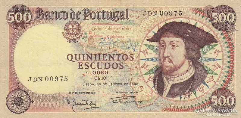 Portugal 500 escudos 1966   XF+ 