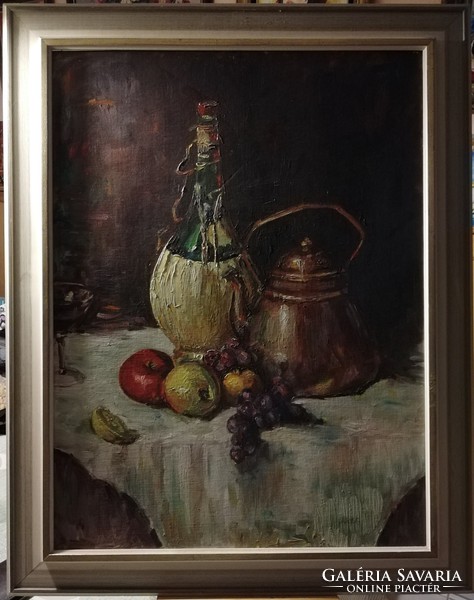 Huble - high quality, table still life, huge size (76 x 96 cm)