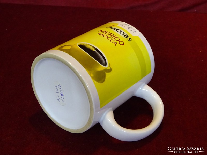 Italian porcelain mug. Jacob merido mocha advertising. He has!