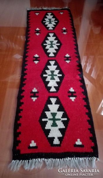 Kelim carpet, 100 x 31 cm + 2 cm fringe