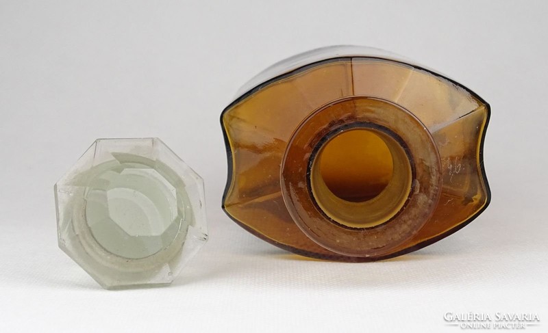 0Y744 Antik patika üveg 16.5 cm