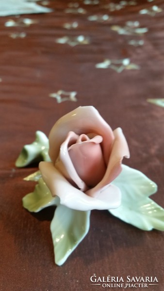 0C027 Régi ENS porcelán rózsa