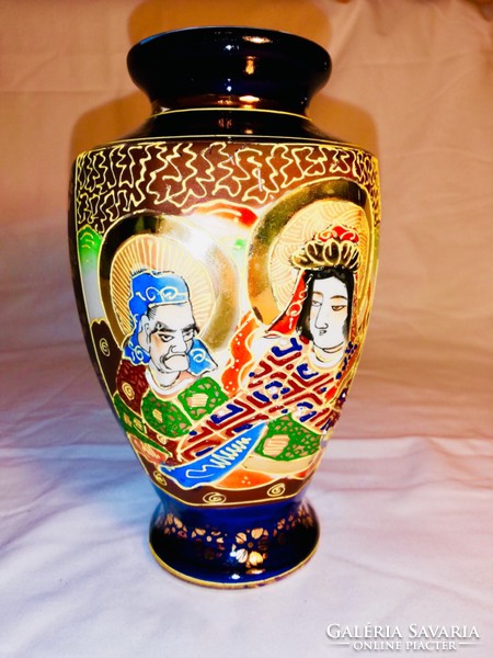 Eredeti japán vintage Satsuma váza