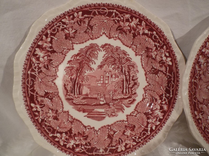 Plate - 1890 - 1910 - made !! - English - mason's vista pink - 20 cm - flawless