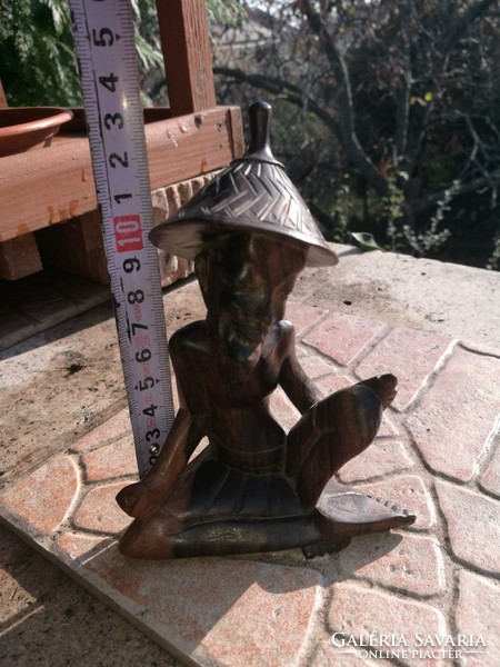 Vietnamese fisherman figurine