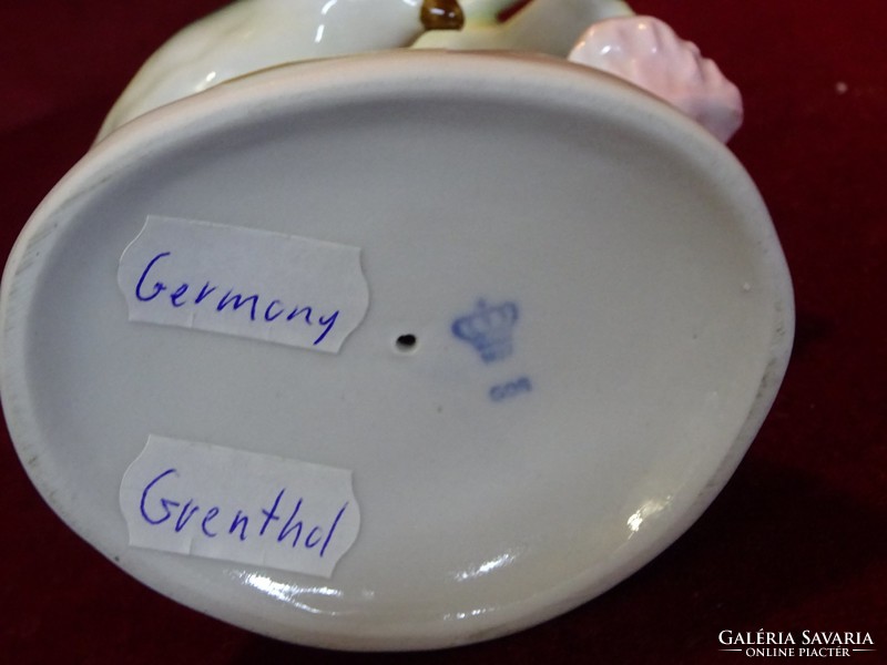 Grendhal német porcelán GDR madárpár, ritka, minőségi. Vanneki!