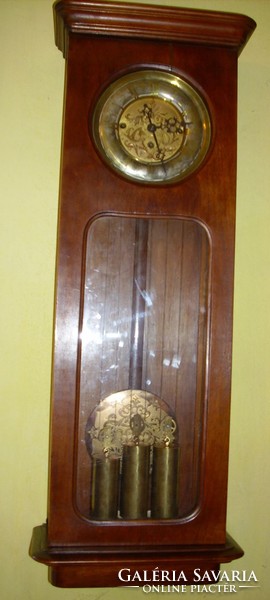 Antique wall clock 3weights