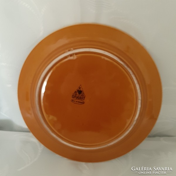 Hungarian ceramic plate, decorative plate with International Women's Day inscription