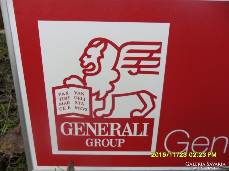 Generali Biztosító Partnerszervíz retro  reklámtábla