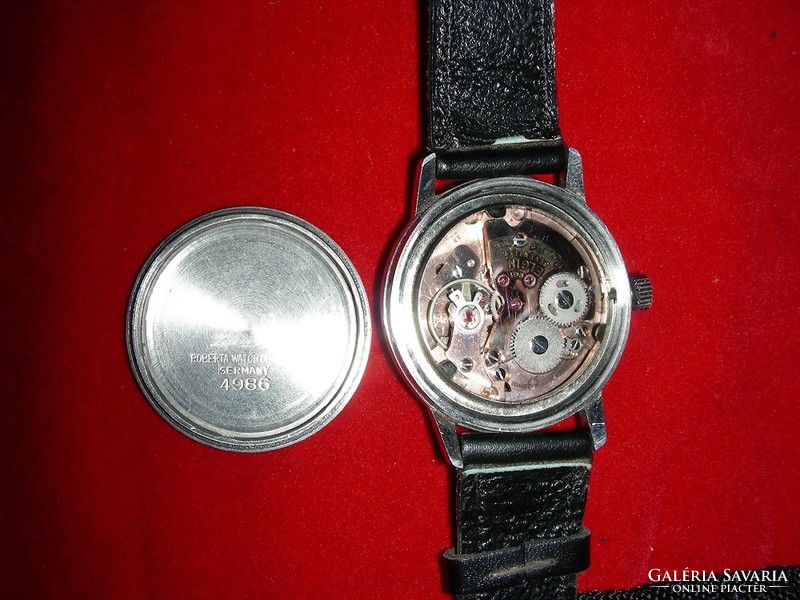 Elgin wristwatch in steel case