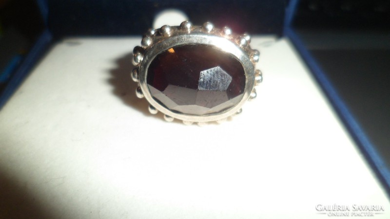 Rusztikus ezüst gyűrű