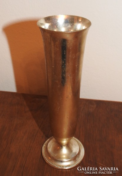 Old silver plated vase - church vase