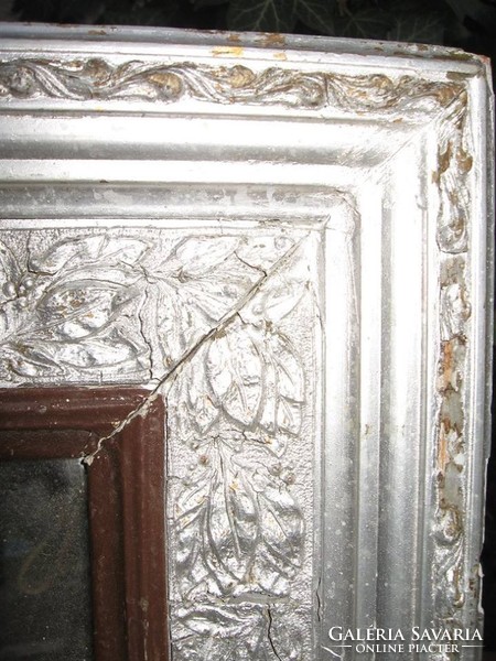 Mirror - large - antique, Viennese mirror - 60 x 50 cm lower edge of the frame is lost - otherwise flawless